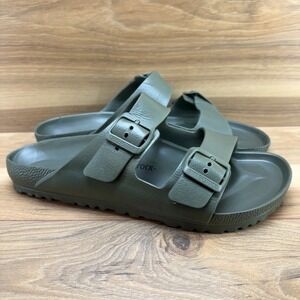 Birkenstock Mens Arizona Eva Sandals 10 EU 43 Army Green Slip On